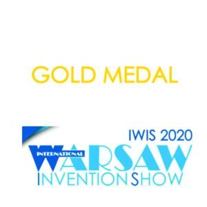 GOLD MEDAL - international WARSAW INVENTION SHOW 2020 - Warszawa - Polska