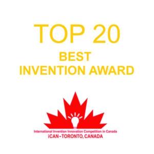 TOP 20 Best Invention Award - iCAN 2020 - Toronto Kanada
